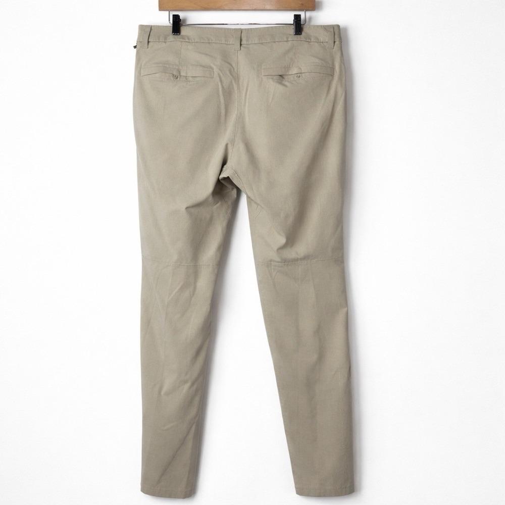 Lululemon Commission Slim Ventlight WovenAir Vapor Pants Mens Size 35 - Picture 2 of 9